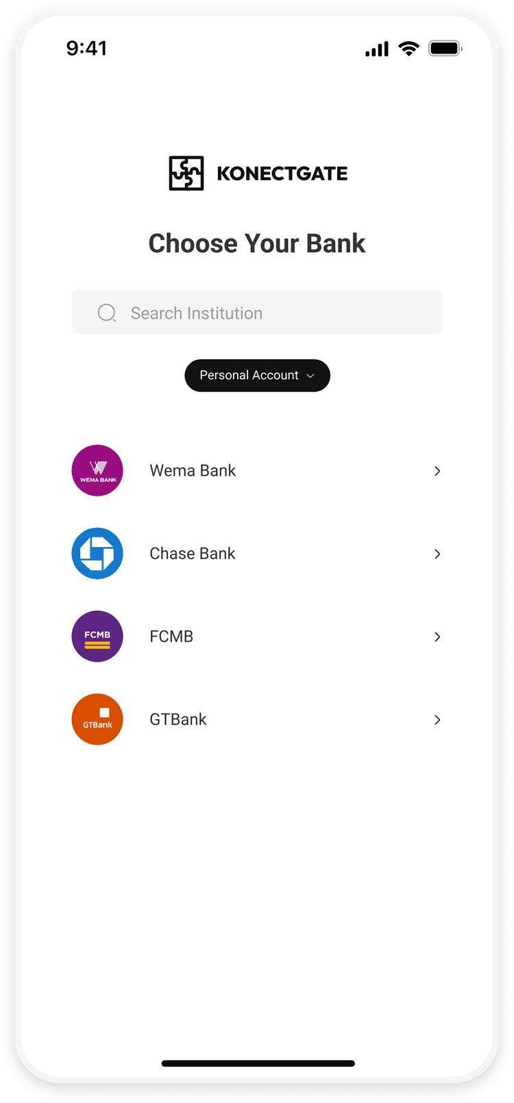 authorization mockup